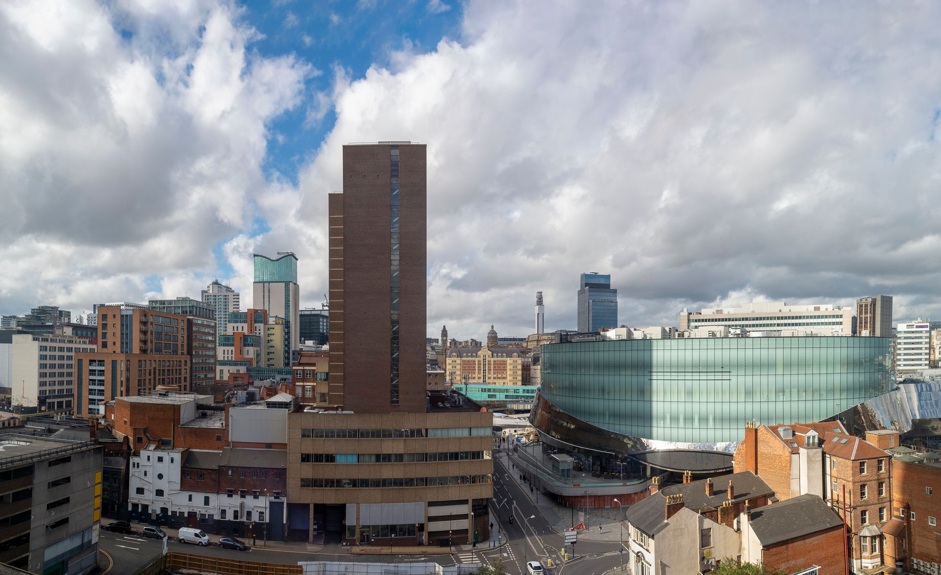 Cityscape View Of Birmingham