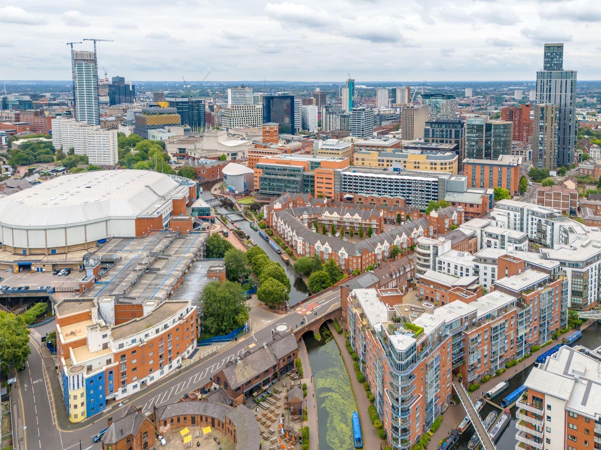 Birmingham city centre skyline